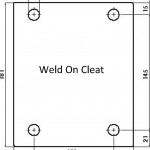 CLEAT WHICH CAN BE USED WITH PURLINS