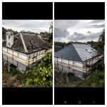 BEFORE AND AFTER ON A HOUSE IN BRAY