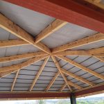 SLATE EFFECT ROOF ON GAZEBO IN EAST SLIGO