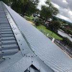 SLATE GREY TILE EFFECT ON COMMUNITY CENTRE IN GALWAY